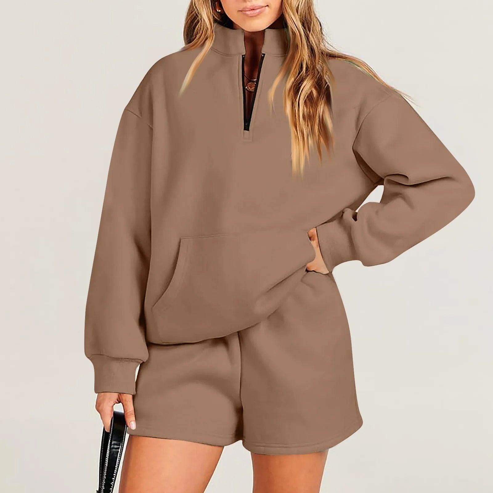 Women's Fashion Solid Pullover